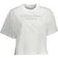 White Cotton Women T-Shirt