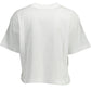 White Cotton Women T-Shirt