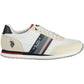 White Polyester Men Sneaker