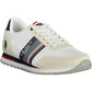 White Polyester Men Sneaker