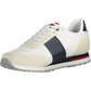 White Polyester Men Sneaker