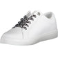 White Polyester Women Sneaker