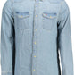 Light Blue Cotton Men Shirt