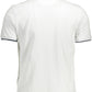 White Cotton Men Polo