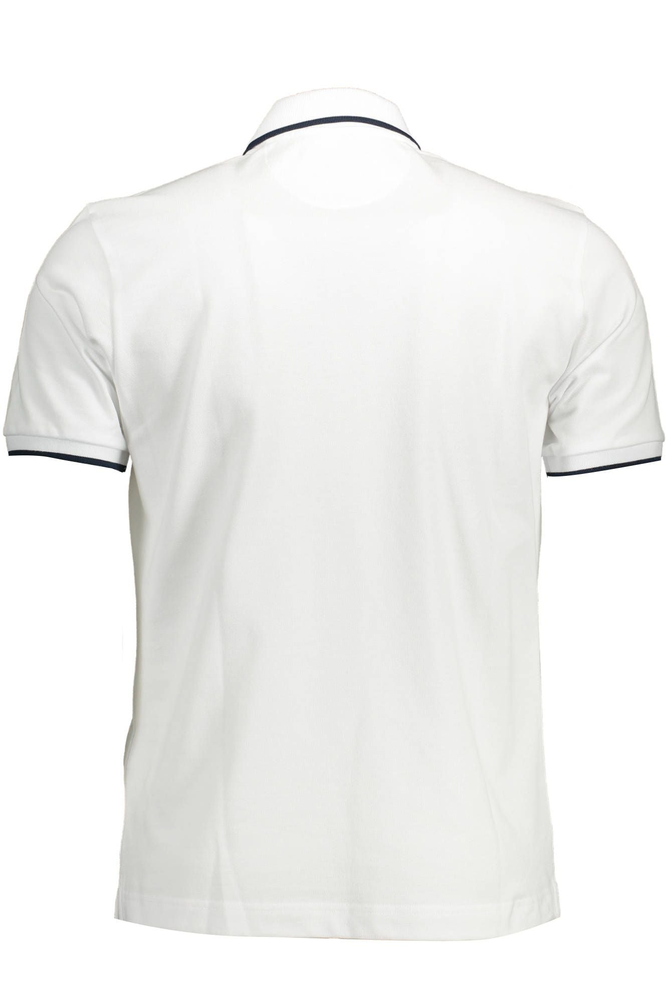 White Cotton Men Polo