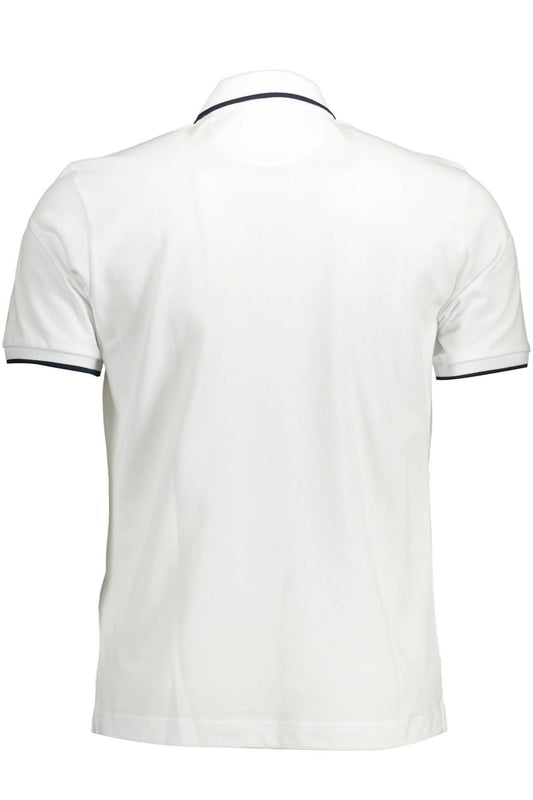 White Cotton Men Polo