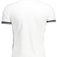 White Cotton Men Polo Shirt