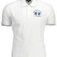 White Cotton Men Polo Shirt