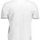 White Cotton Men Polo Shirt