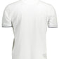 White Cotton Men Polo Shirt