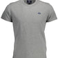 Gray Cotton Men T-Shirt