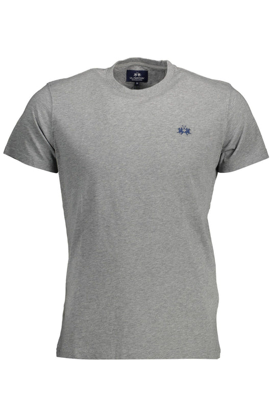 Gray Cotton Men T-Shirt