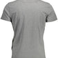 Gray Cotton Men T-Shirt