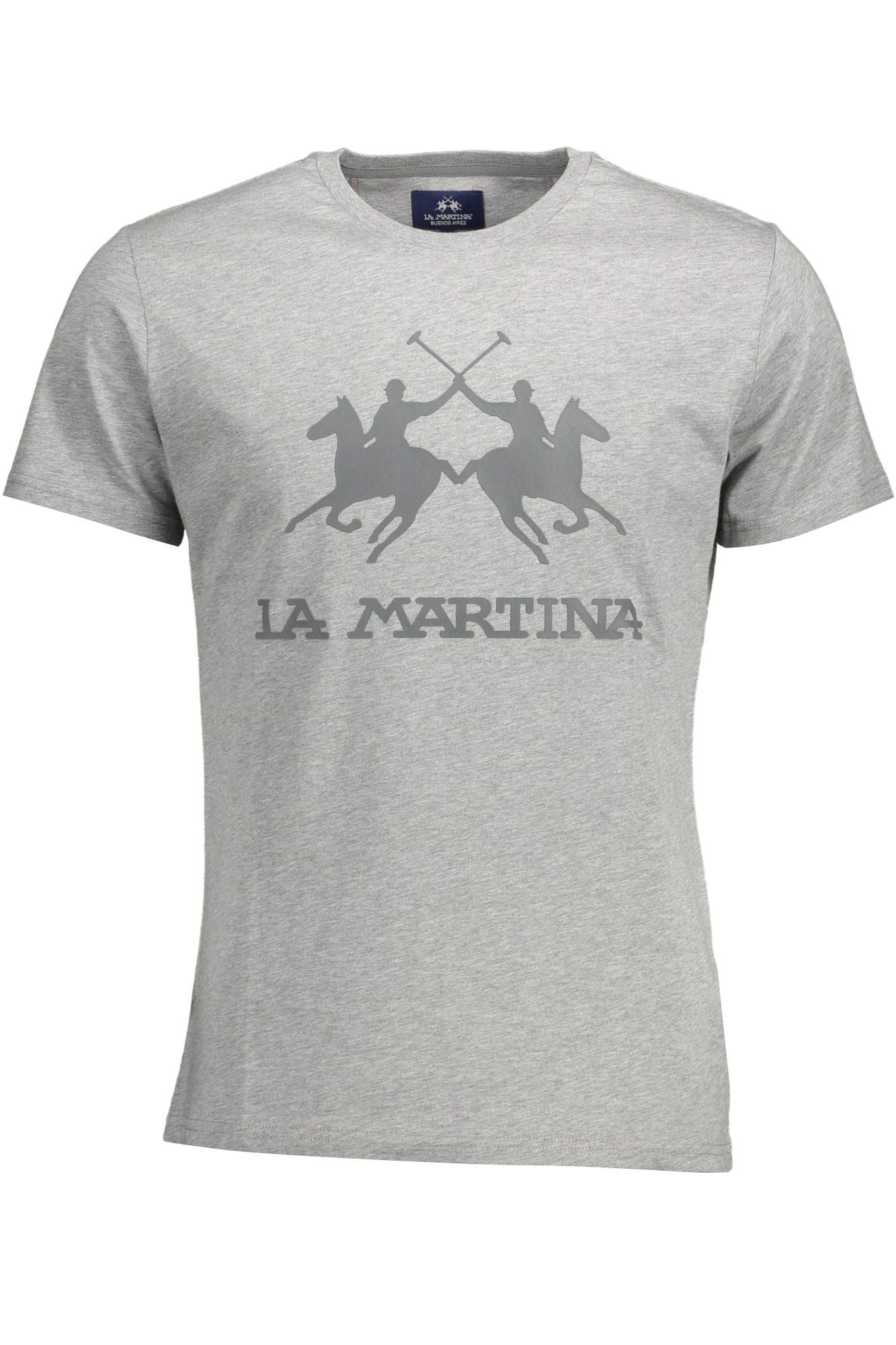 Gray Cotton Men's T-Shirt