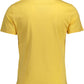 Yellow Cotton Men T-Shirt