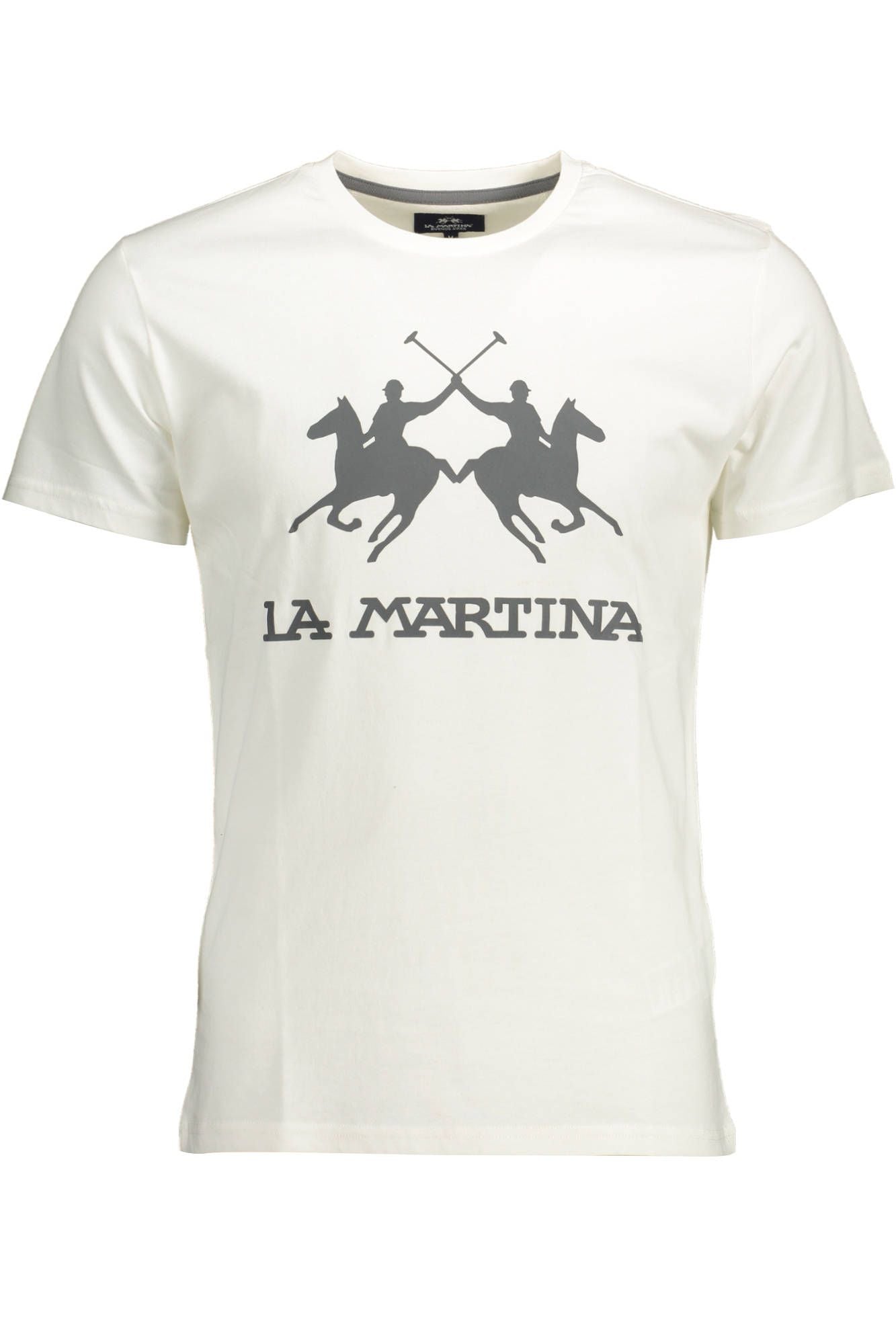 White Cotton Men T-Shirt
