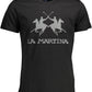 Black Cotton Men T-Shirt