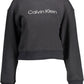 Black Cotton Women Sweatshirt