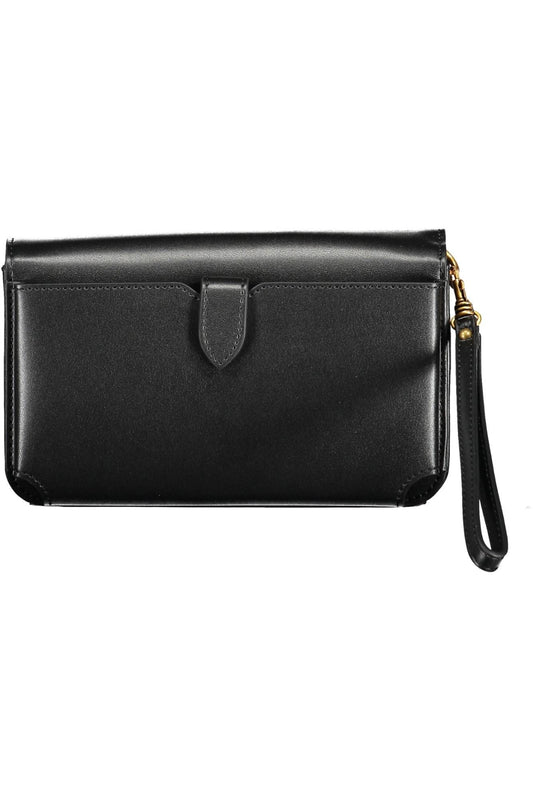 Black Polyurethane Women Wallet
