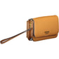 Brown Polyurethane Women Wallet