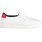 White Polyester Women Sneaker