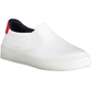 White Polyester Women Sneaker