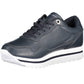 Blue Leather Women Sneaker