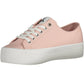 Pink Cotton Women Sneaker