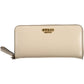 Beige Polyurethane Women Wallet