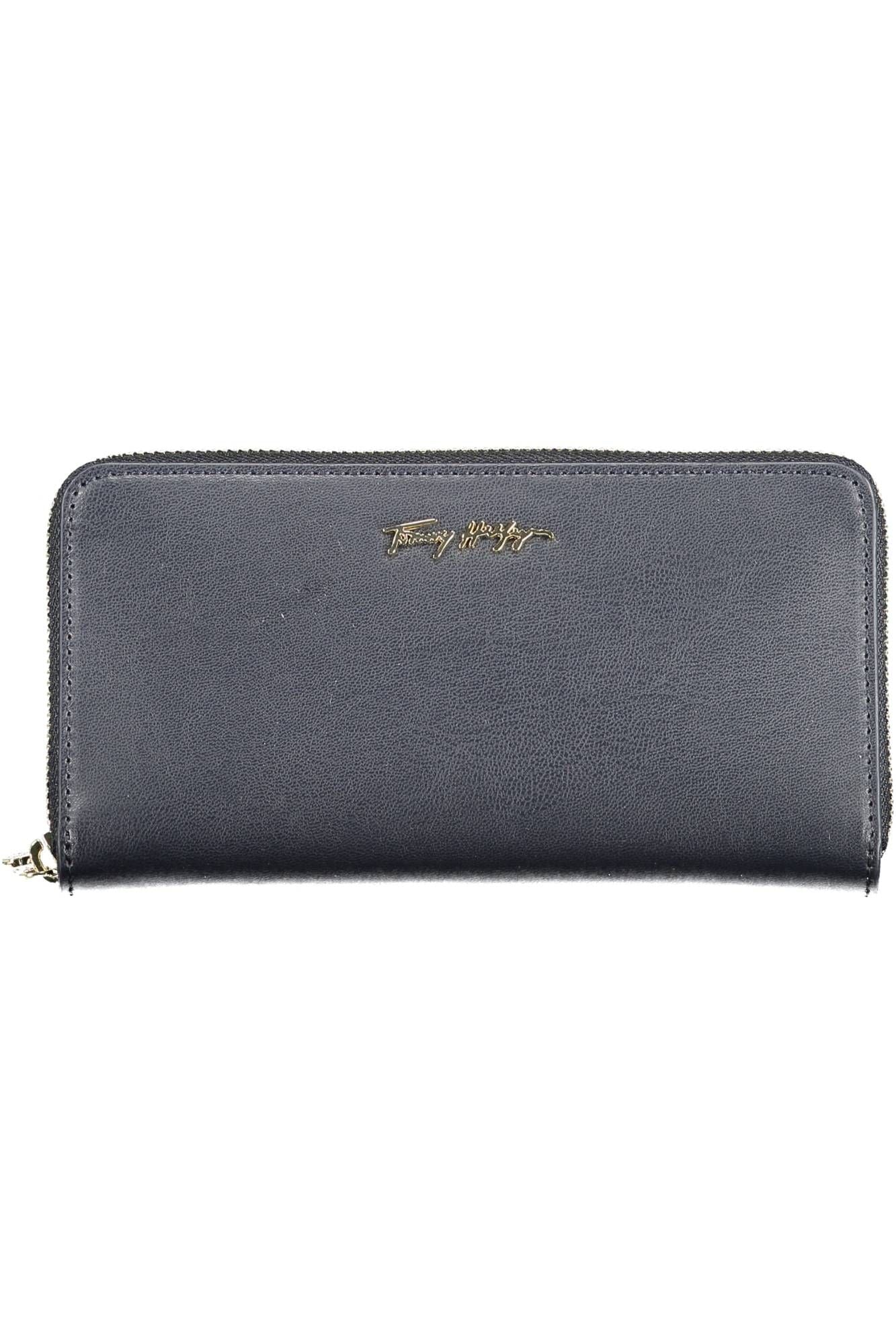 Blue Polyurethane Women Wallet