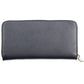 Blue Polyurethane Women Wallet