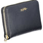 Blue Polyurethane Women Wallet