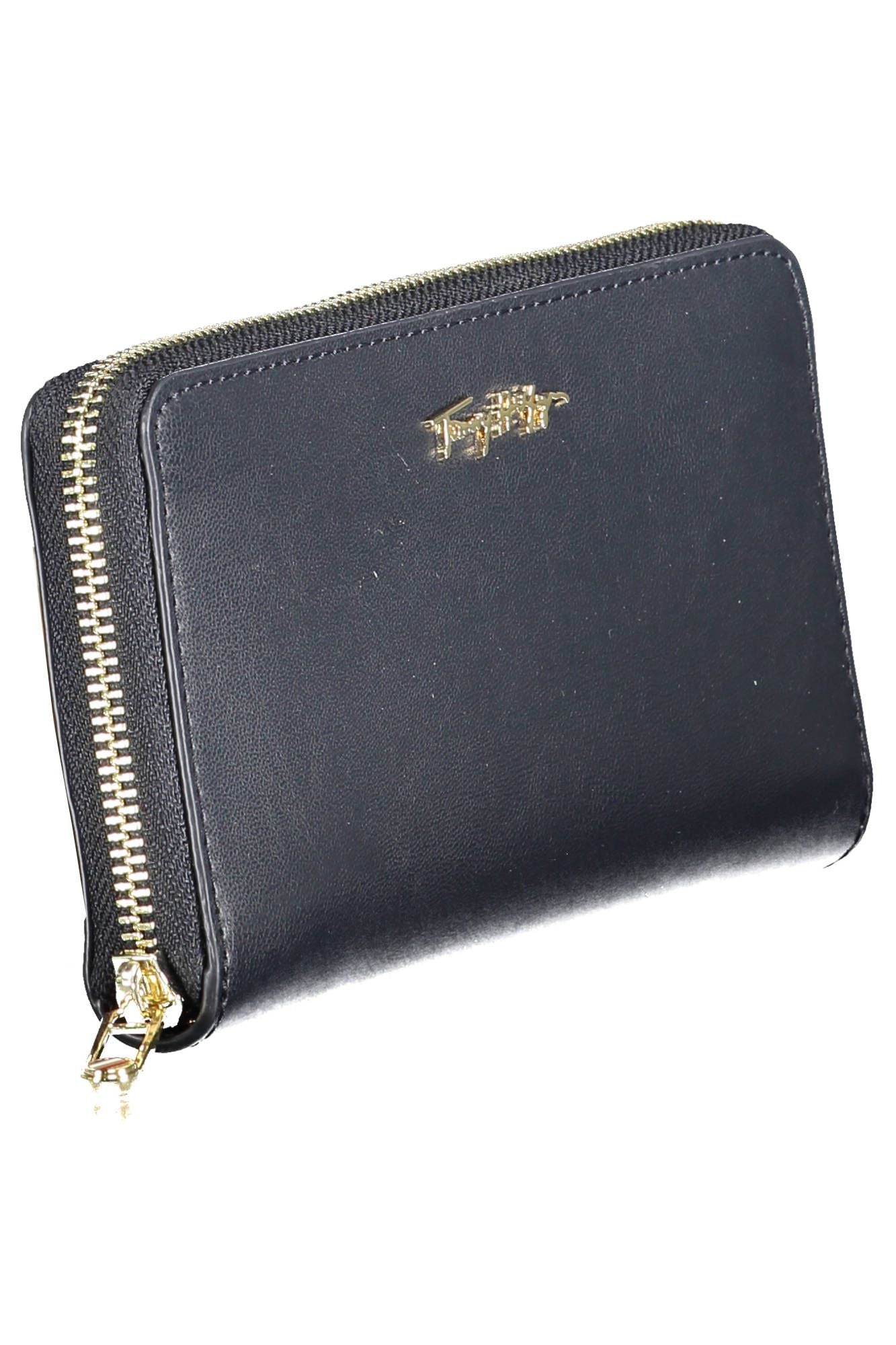 Blue Polyurethane Women Wallet