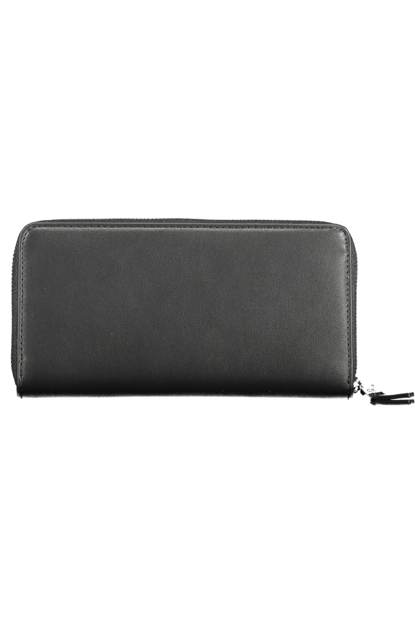 Black Polyurethane Women Wallet