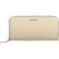Beige Polyester Women Wallet