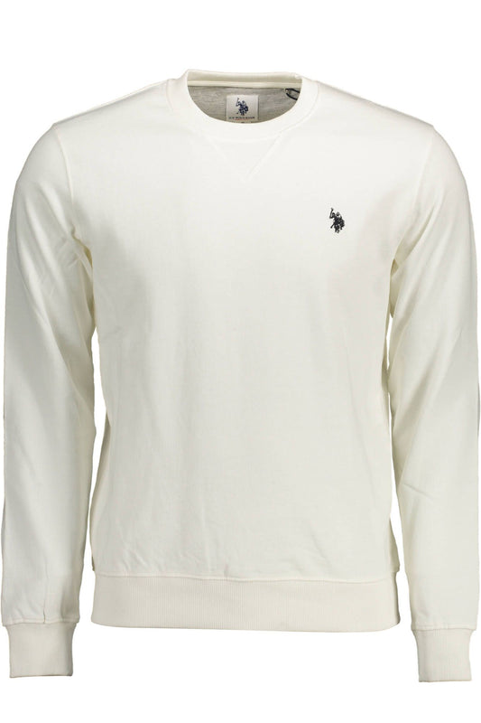 White Cotton Men Sweater