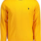 Orange Cotton Men Sweater