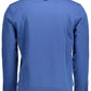 Blue Cotton Men Sweater