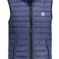 Blue Nylon Men Jacket