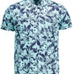 Light Blue Cotton Men Polo Shirt