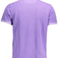 Purple Cotton Men Polo Shirt
