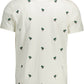 White Cotton Men Polo Shirt