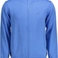 Blue Cotton Men Cardigan