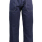 Blue Cotton Men Trouser