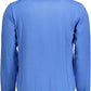 Blue Cotton Men Cardigan