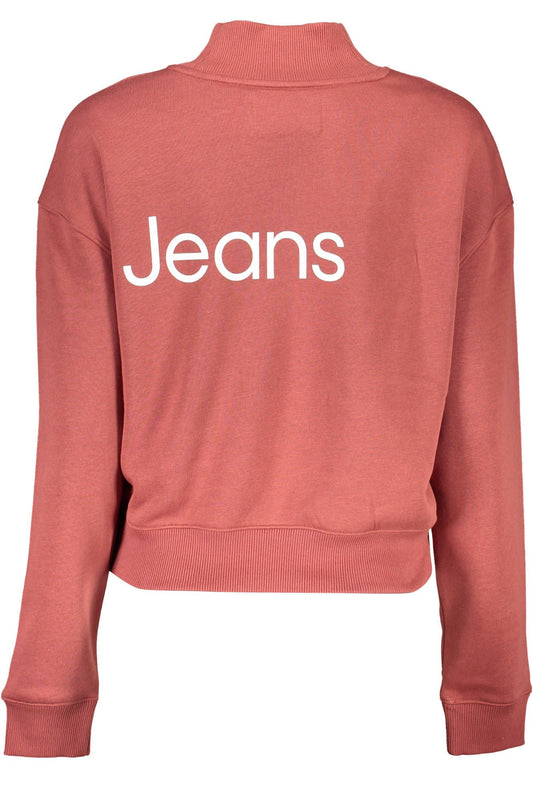Red Cotton Women Sweater