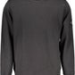 Black Cotton Men Sweater