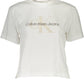 White Cotton Women T-Shirt