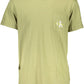 Green Cotton Men TShirt
