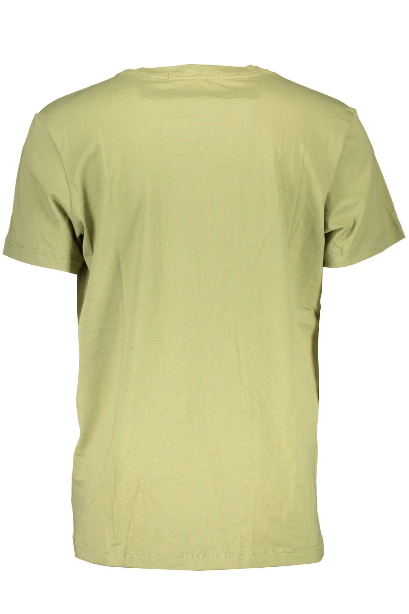 Green Cotton Men TShirt